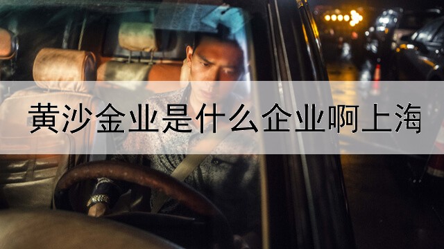 黄沙金业是什么企业啊上海