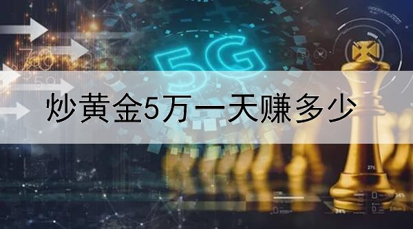 炒黄金5万一天赚多少