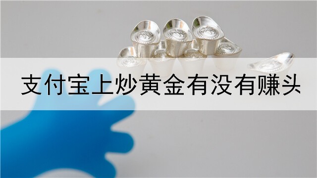 支付宝上炒黄金有没有赚头