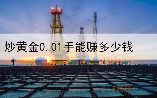 炒黄金0.01手能赚多少钱