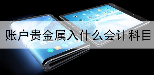 账户贵金属入什么会计科目