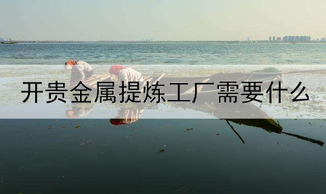 开贵金属提炼工厂需要什么