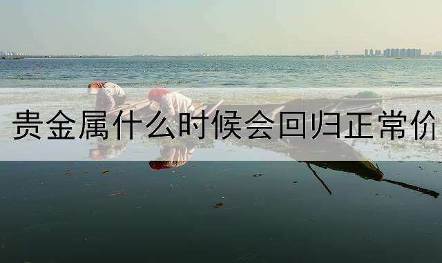贵金属什么时候会回归正常价